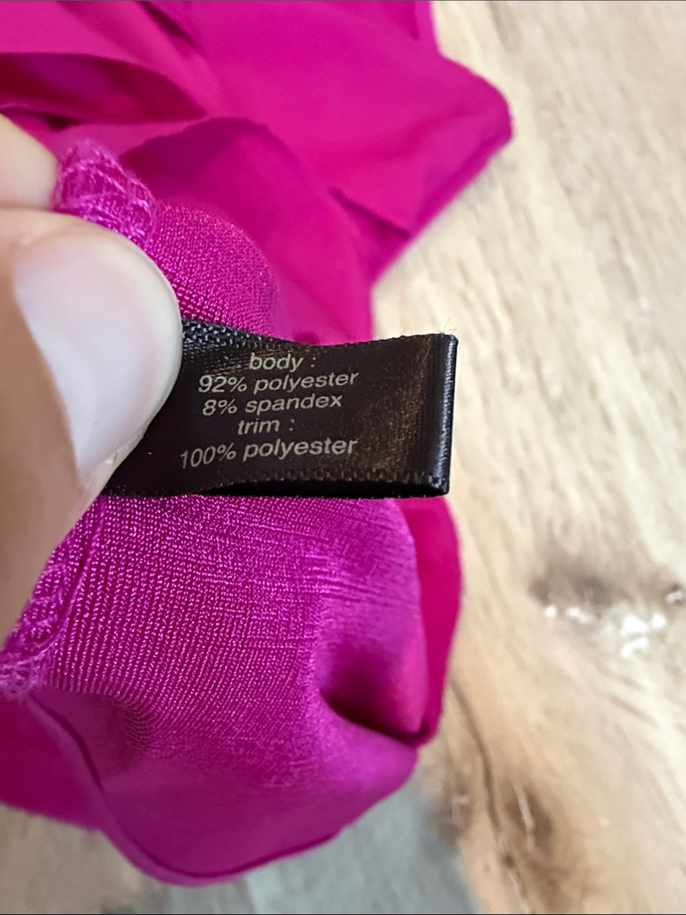 The Limited Magenta Ruffle Tank Top - Picture 3 of 3
